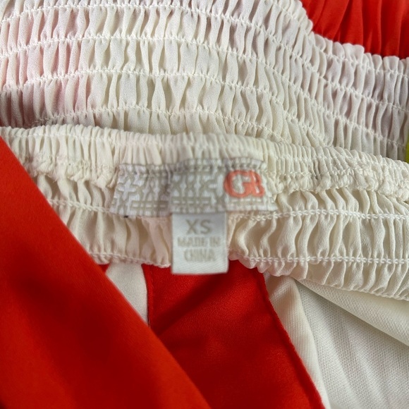 Gianni Bini GB Chevron/Aztec Design Smock Back Maxi Dress no stretch Women XS - Picture 5 of 6